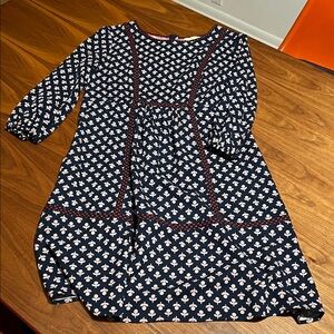 Boden Navy Blue/Pink Floral Dress